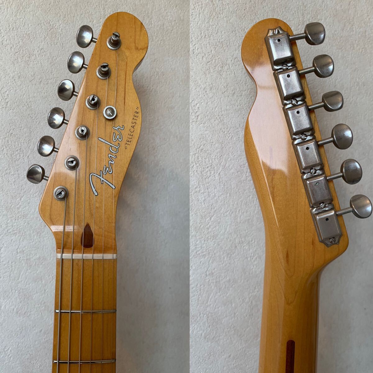 Fender JapanTL52-80TX VNT 90年台 テキサススペシャル アッシュ材 マイナスネジ使用 希少の画像3