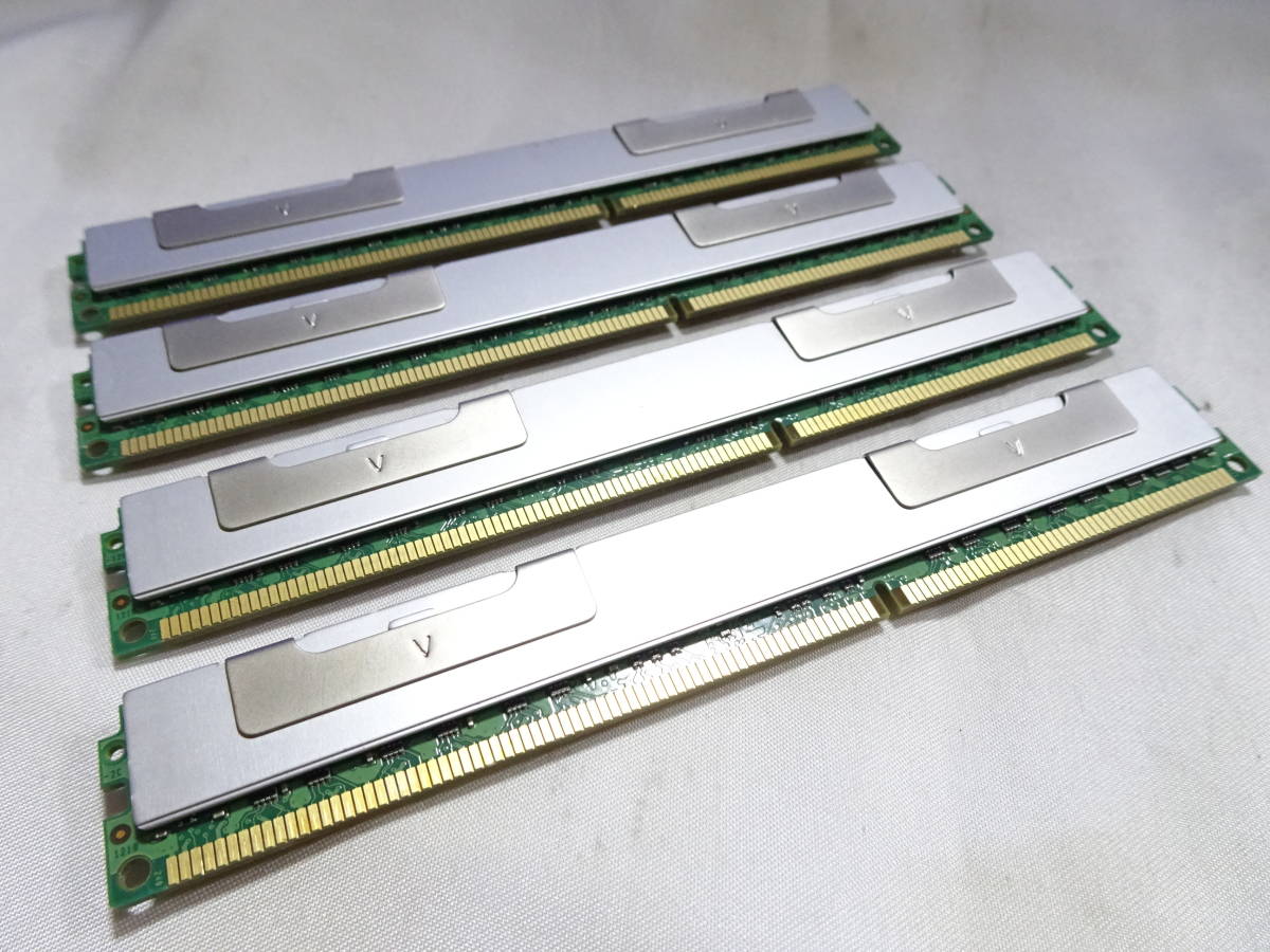 美品 SAMSUNG ヒートスプレッダ付メモリー DDR3-1600 PC3-12800R 1枚8GB×4枚組 合計32GB 両面チップ Registered ECC 動作検証済の画像2
