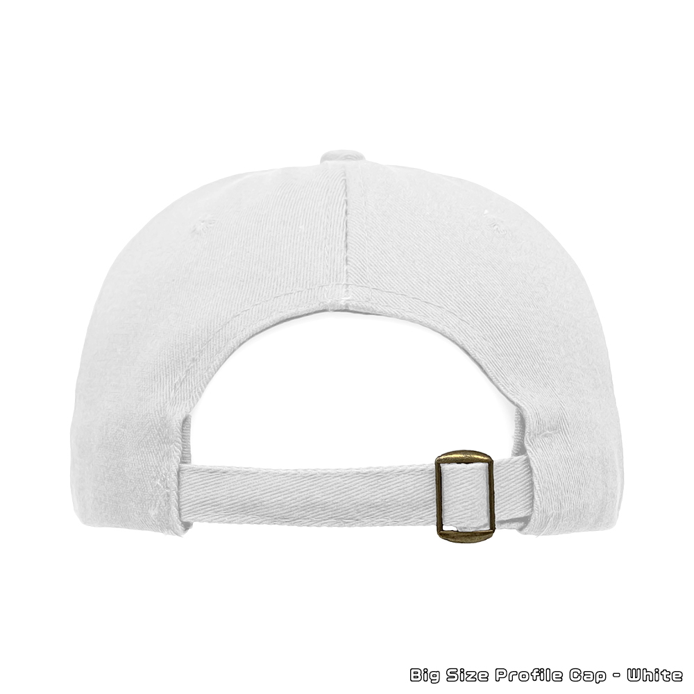 送料260円 大きめ 深め 畳める ロープロファイル キャップ - ホワイト メンズ 帽子 大きい カーブドバイザー サイズ 無地 日除け 屋外 白_画像3