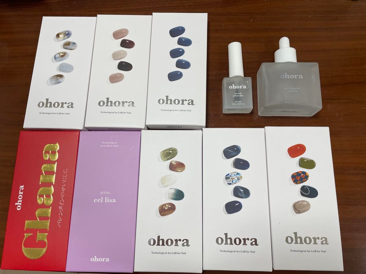 オホーラ 新品未使用5点ほかまとめ売りセット【おまけ付】ohora ジェルネイル ネイルシール セット