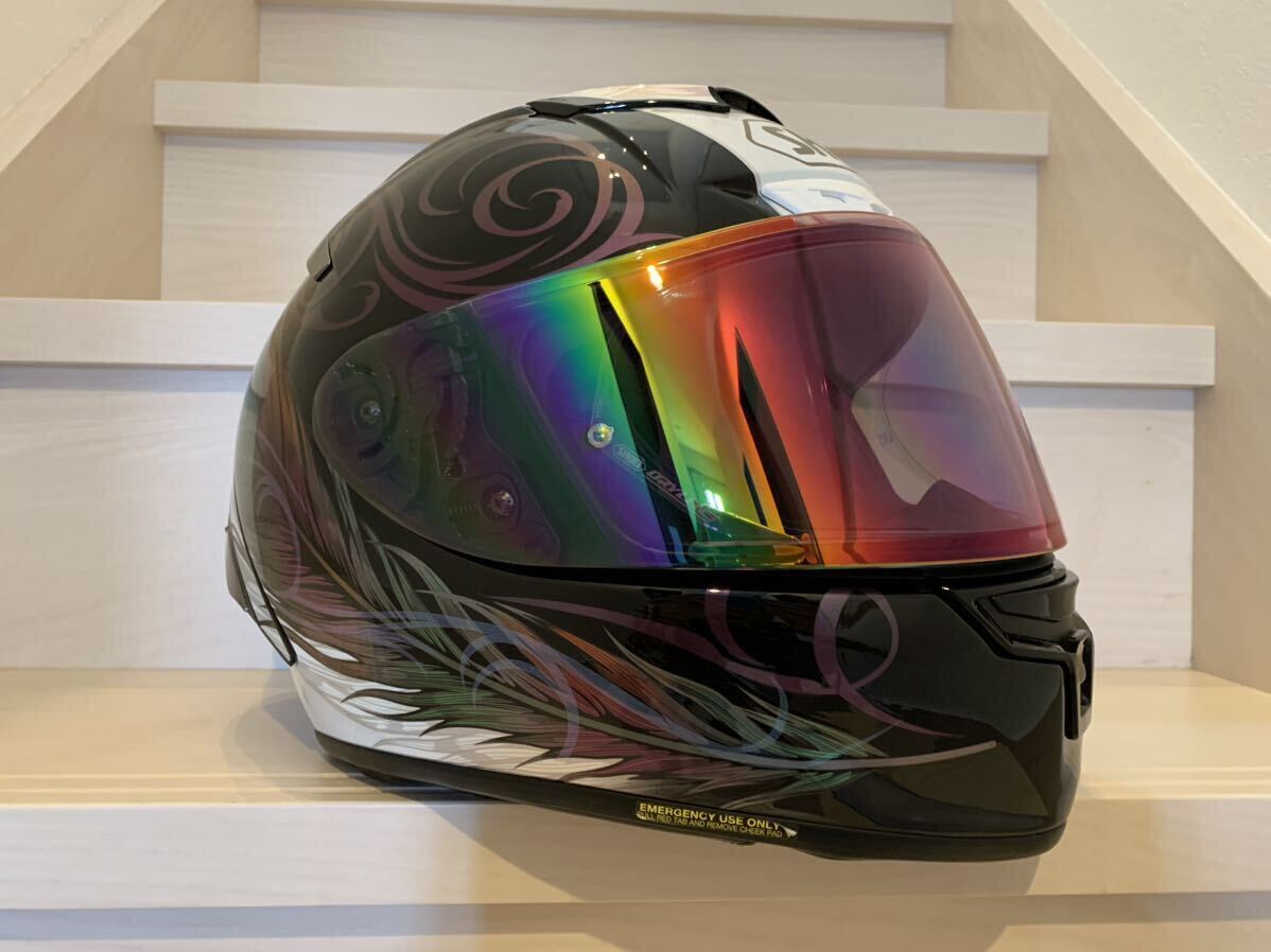 美品 SHOEI ショウエイ X-fourteen X-14 クジャク KUJAKU XLサイズ_画像8