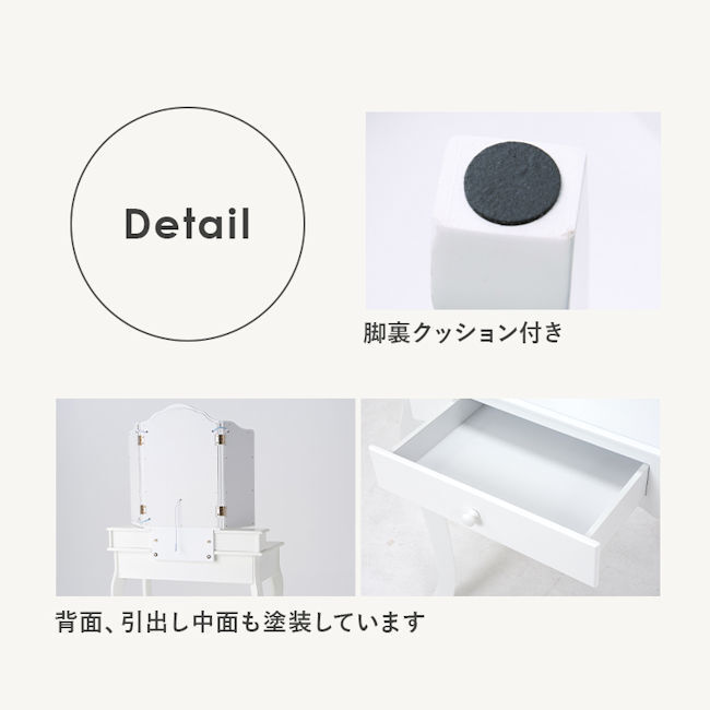  free shipping . series dresser three surface mirror type ( stool attaching )LED light attaching desk dresser dresser (44)