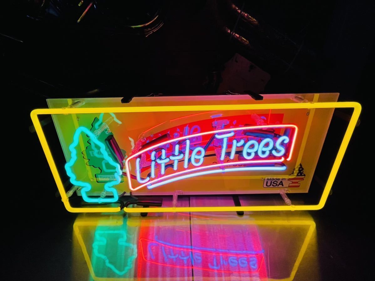 Little Trees リトルツリー ネオン 看板 USDM ローライダー 北米 US 高速有鉛 トラッキン ムーンアイズ ハイエース アメリカン雑貨 ハワイの画像6