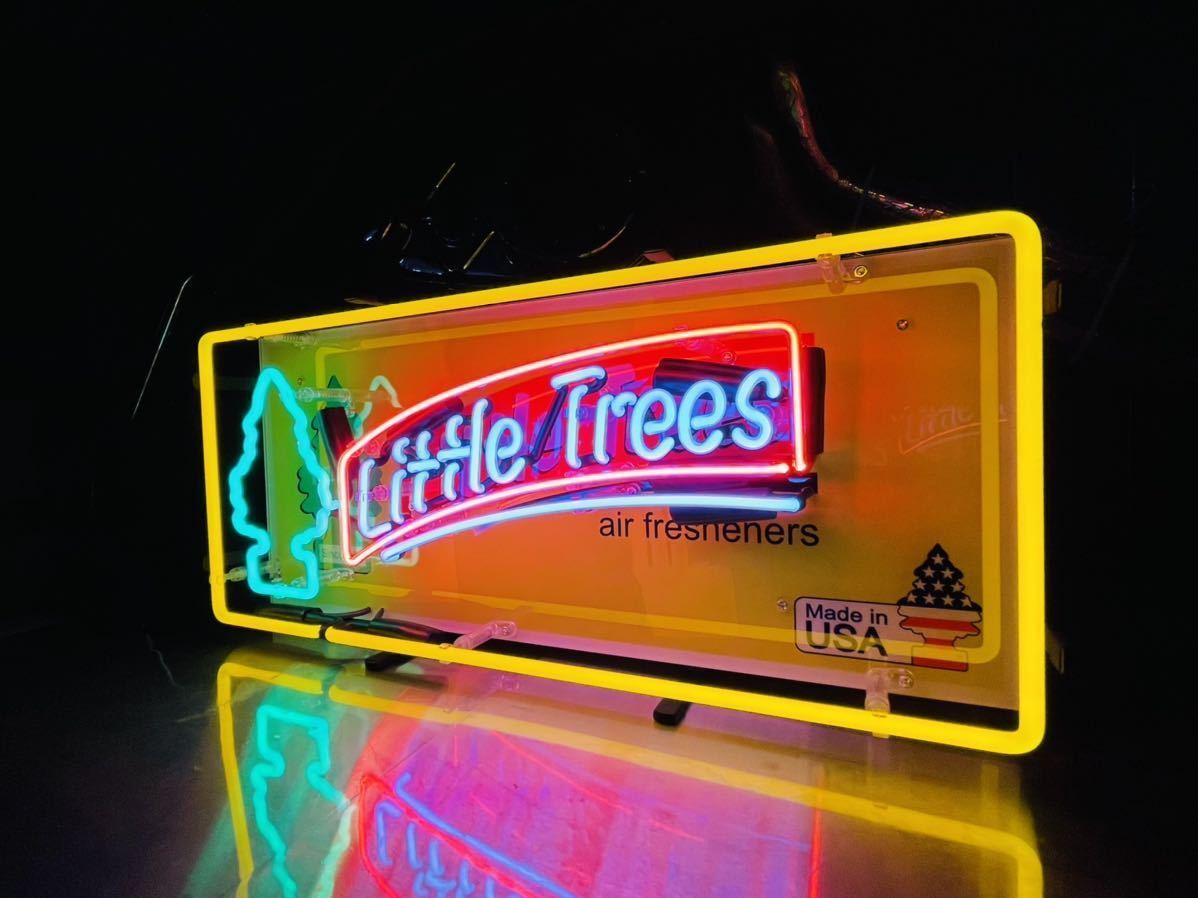Little Trees リトルツリー ネオン 看板 USDM ローライダー 北米 US 高速有鉛 トラッキン ムーンアイズ ハイエース アメリカン雑貨 ハワイの画像4