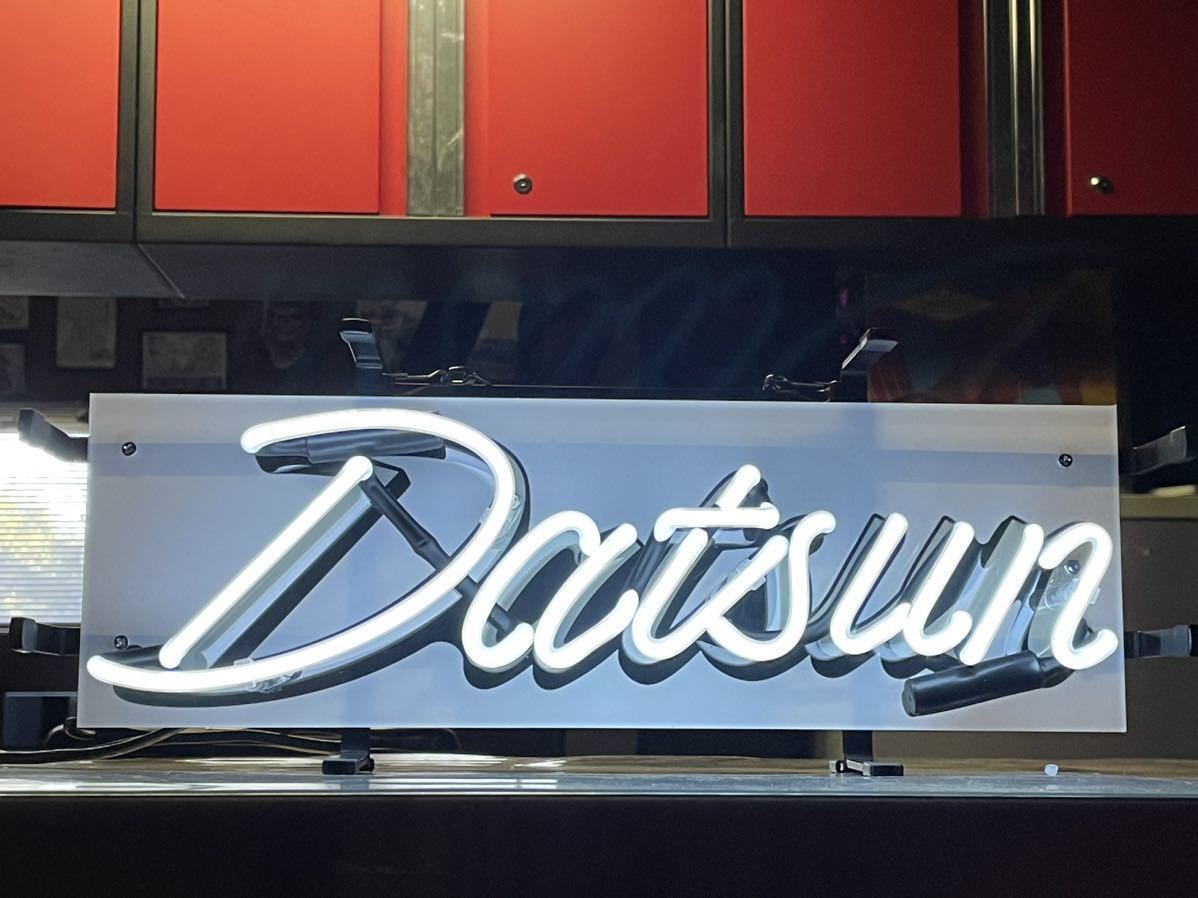  Datsun neon табличка Setagaya Sunny грузовик D21 D22 Datsun Truck старый машина высокая скорость иметь свинец retro гараж Hakosuka Skyline Bluebird 