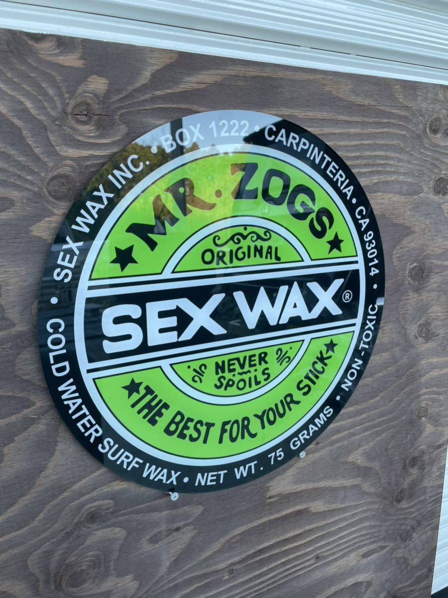 SEX WAX 看板 雑貨 インテリア サーフィン ボルコム ビラボン ハーレー ロクシー クイックシルバー OP 古着 コンバス_画像2