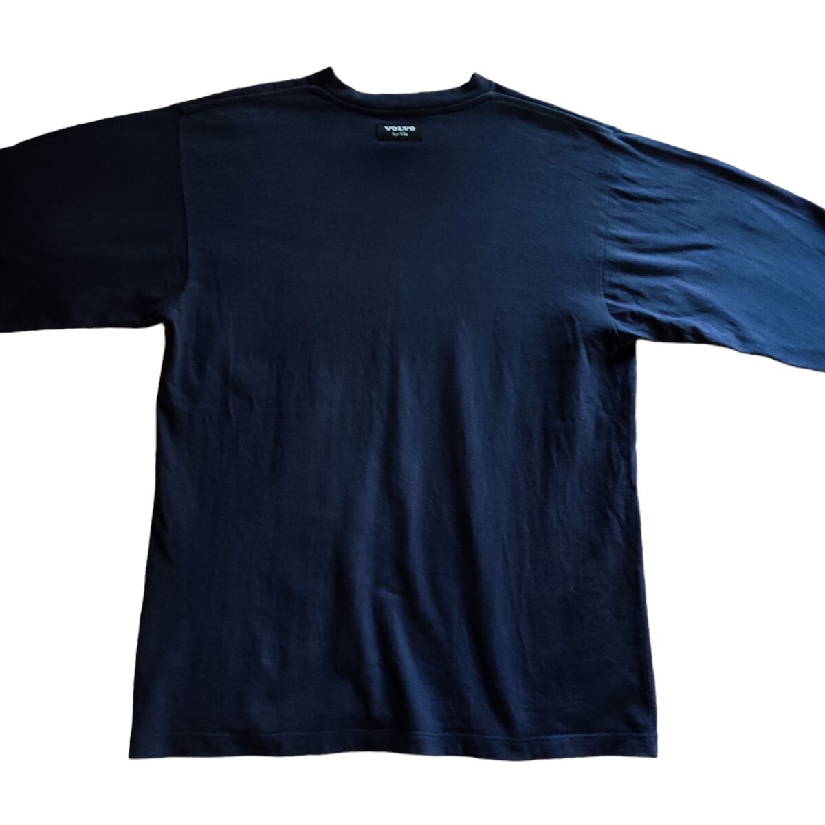 非売品 VOLVO ボルボ 長袖Tシャツ ロンT  記念品 ノベルティ ネイビー 紺 の画像2