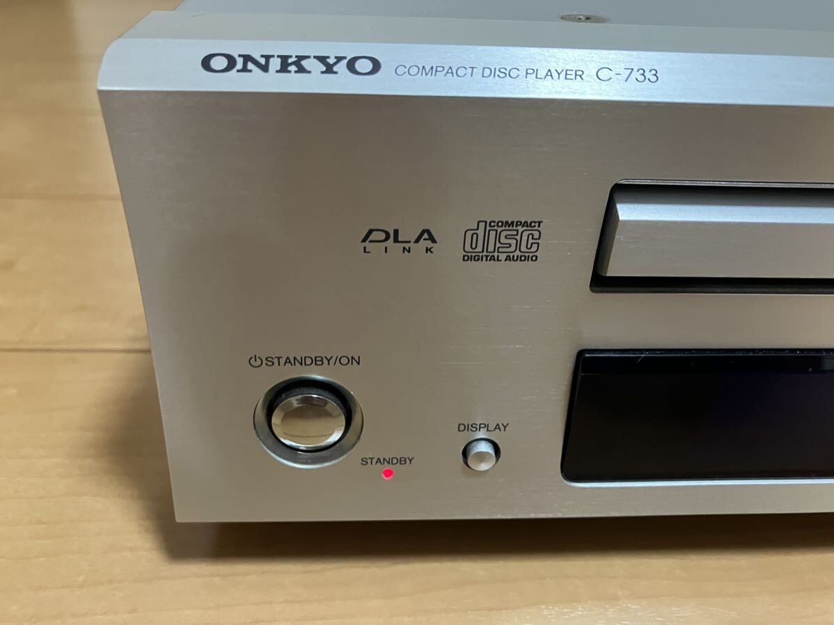 ONKYO CDプレイヤー C-733 動作良好 オンキョー の画像3