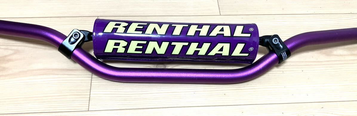 ★Renthal Limited Edition - Modern Retro Purple レンサル リミテッドエディション モダンレトロ パープル 7/8 ハンドル 966★の画像2