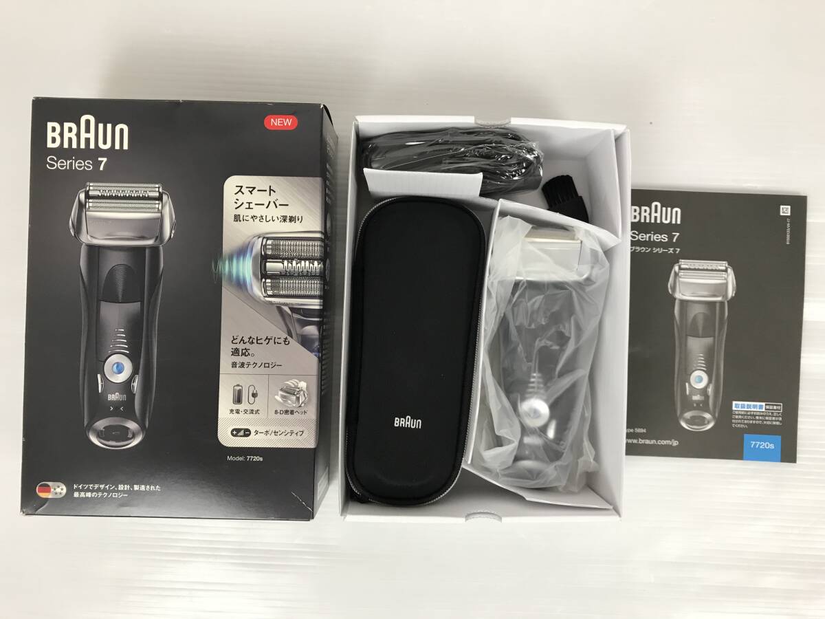 新品 未使用 保管品 BRAUN ブラウン 電気シェーバー Series7 7720s メンズ 髭剃り シリーズ7 美容 即決の画像1