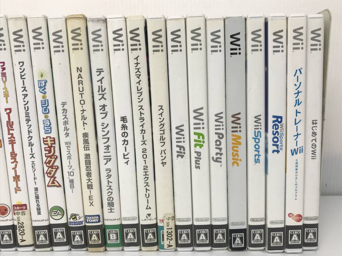 Wii ウィー ソフト まとめて 大量 28本 セット ゲーム カービィ どうぶつの森 ワンピース イナズマイレブン スマッシュブラザーズ の画像3