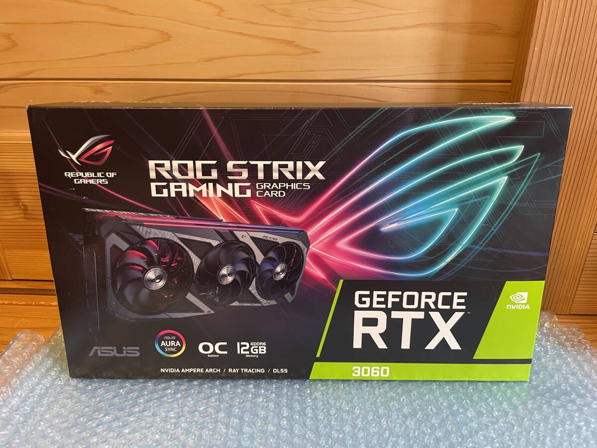 未使用未開封(アウトレット)◆ASUS GeForce RTX 3060 (ROG-STRIX-RTX3060-O12G-GAMING)の画像1