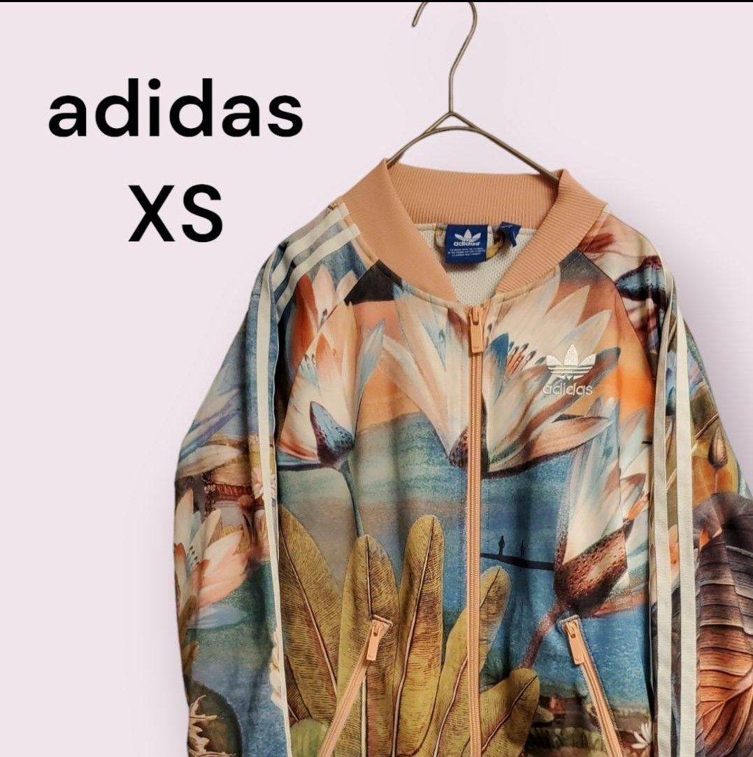 adidas x The Farm Company トラックジャケット ボタニカル柄 XS adidas x The Farm Company トラックジャケット ボタニカル柄 XS