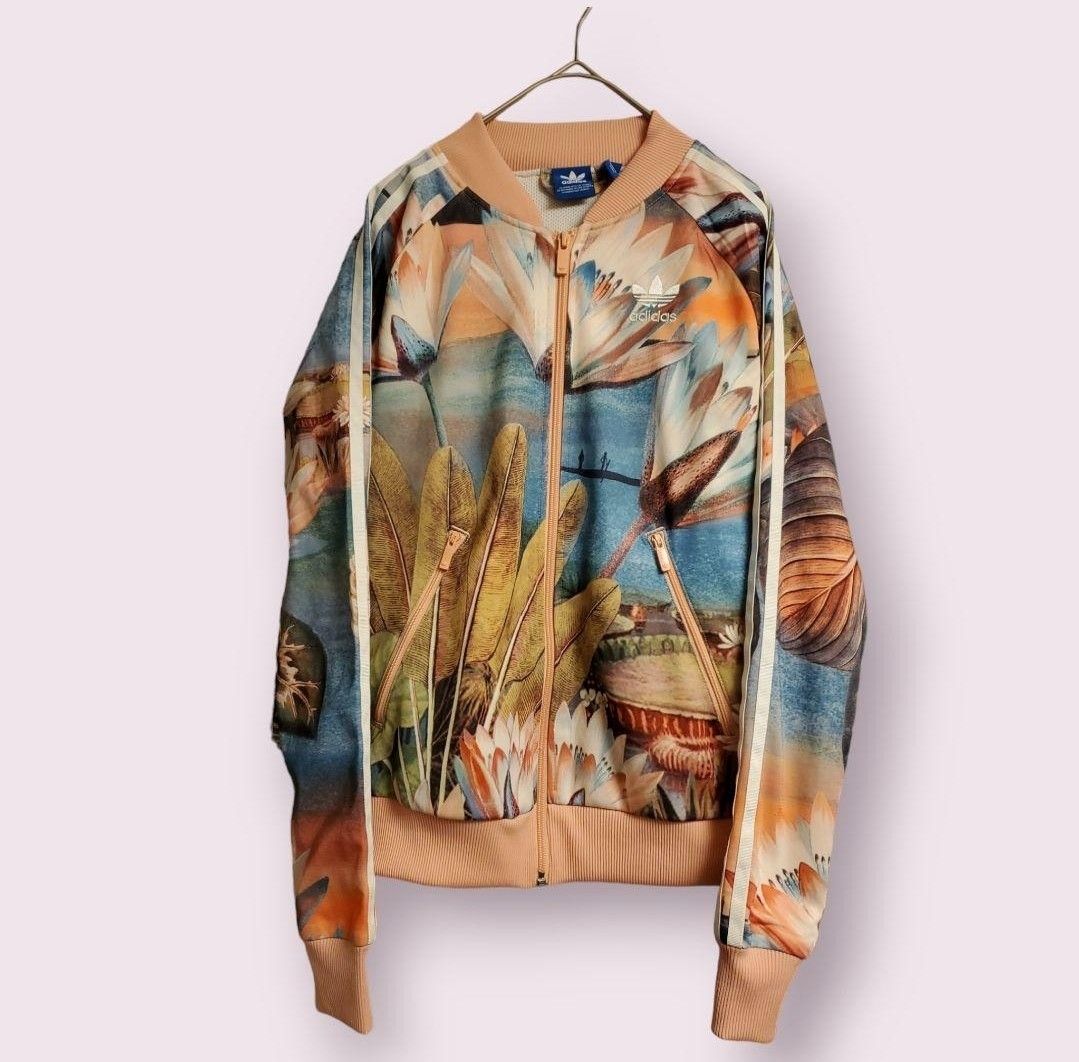 adidas x The Farm Company トラックジャケット ボタニカル柄 XS adidas x The Farm Company トラックジャケット ボタニカル柄 XS