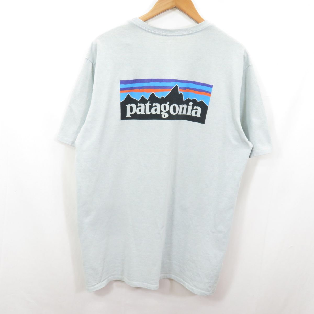 patagonia P-6ロゴ ポケット Tシャツ sizeL/パタゴニア 　0402_画像1