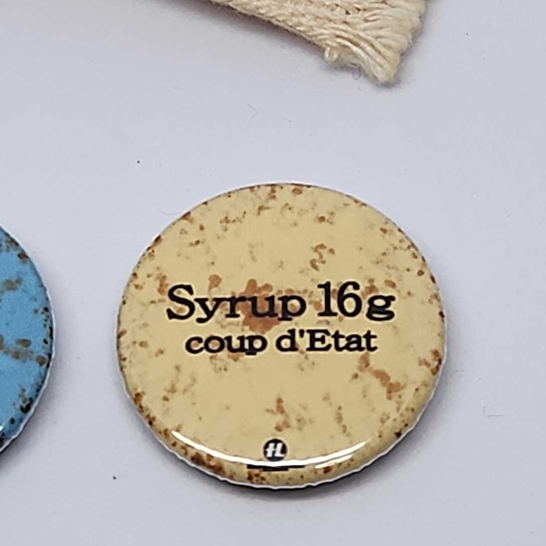 Syrup16g　缶バッチ　3個セット+ミラーボール　coup d'Etat　クーデター　五十嵐隆　King Cay Lab_画像4