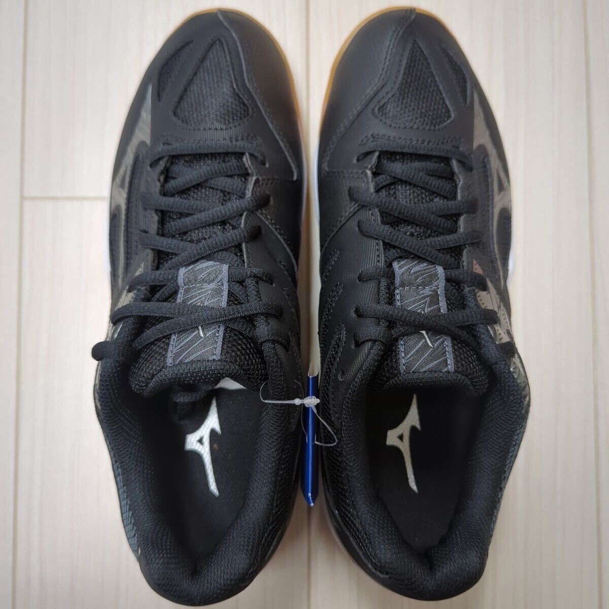  Mizuno volleyball shoes Thunder blade 3 black 25.5cm new goods 