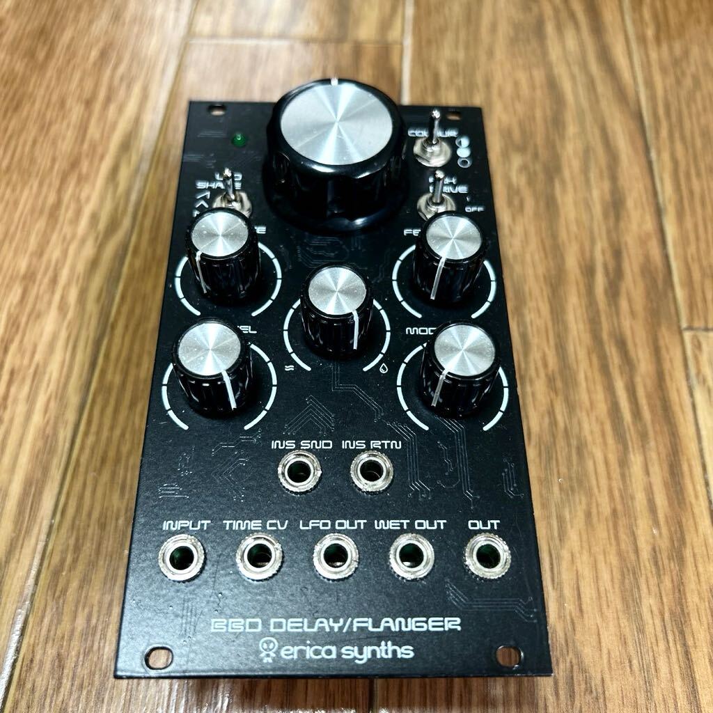 ユーロラック モジュラーシンセ Erica Synths BBD Delay/Flanger ディレイ　フランジャー_画像1