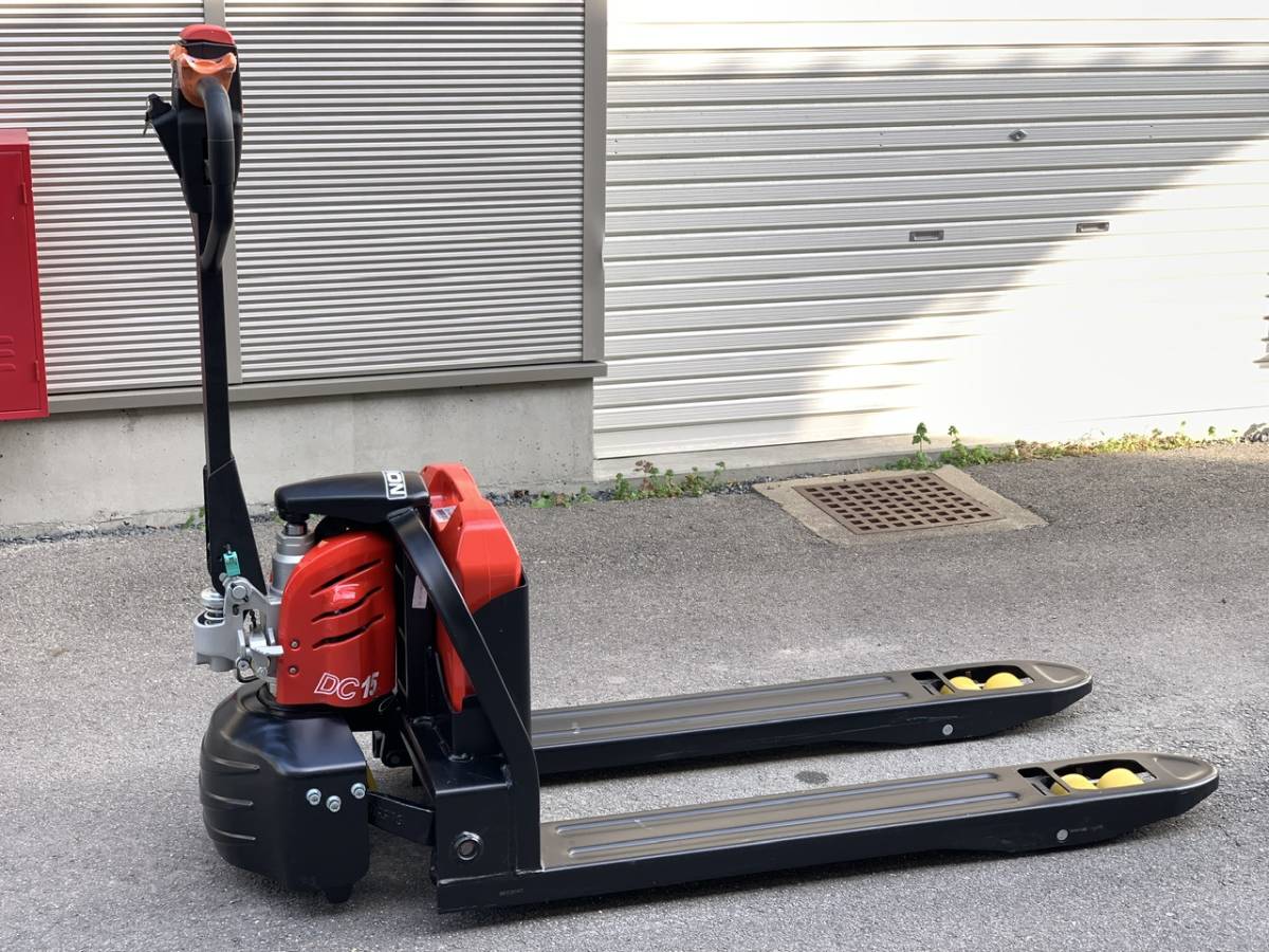 1円新車！1.5トン　大容量リチウムバッテリー　電動ハンドリフト　ローリフト　パレットトラック_画像2