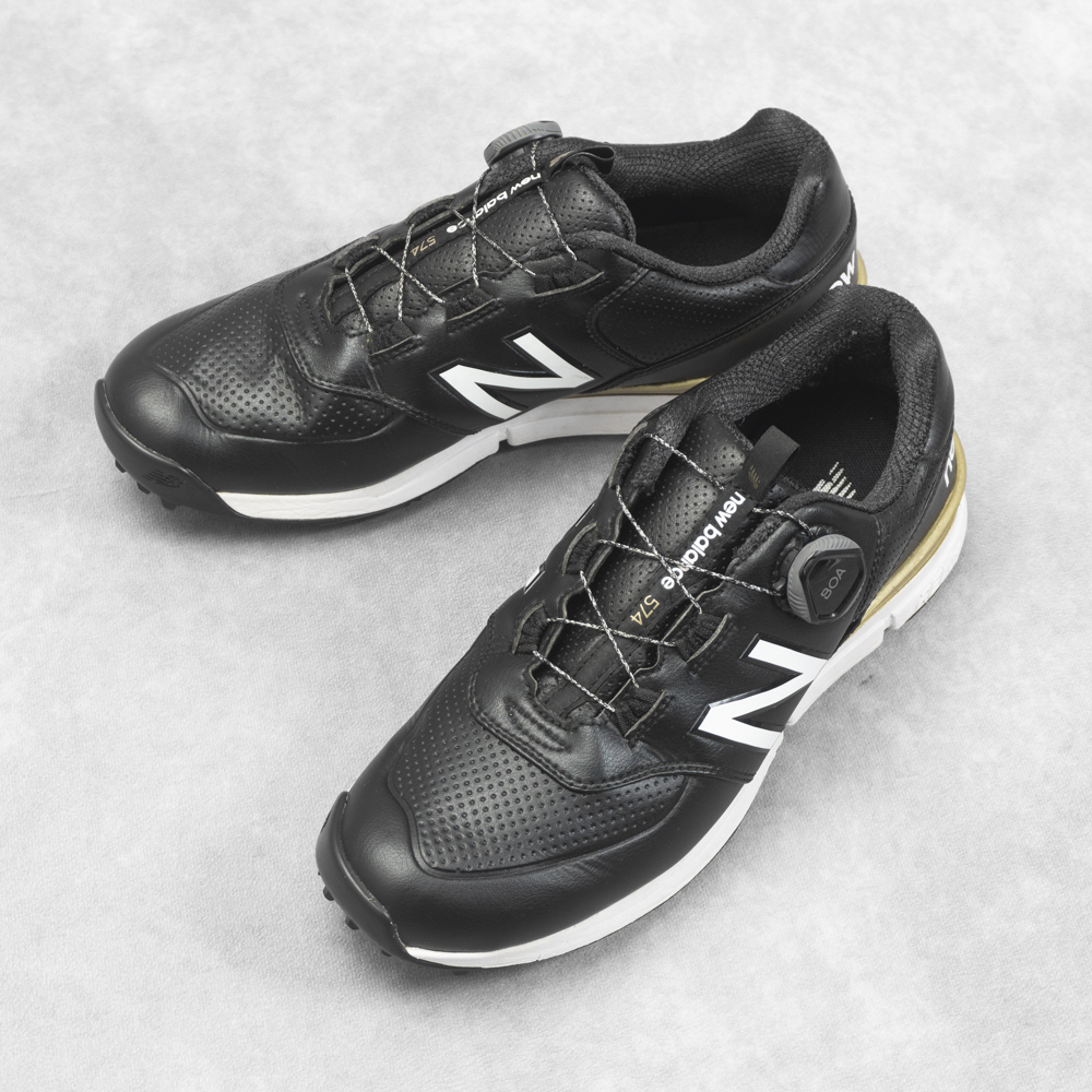 NEW BALANCE GOLF 547 ゴルフシューズ 26.5cm 黒 BOAシステム ニューバランスゴルフ メンズ 管理410_画像2