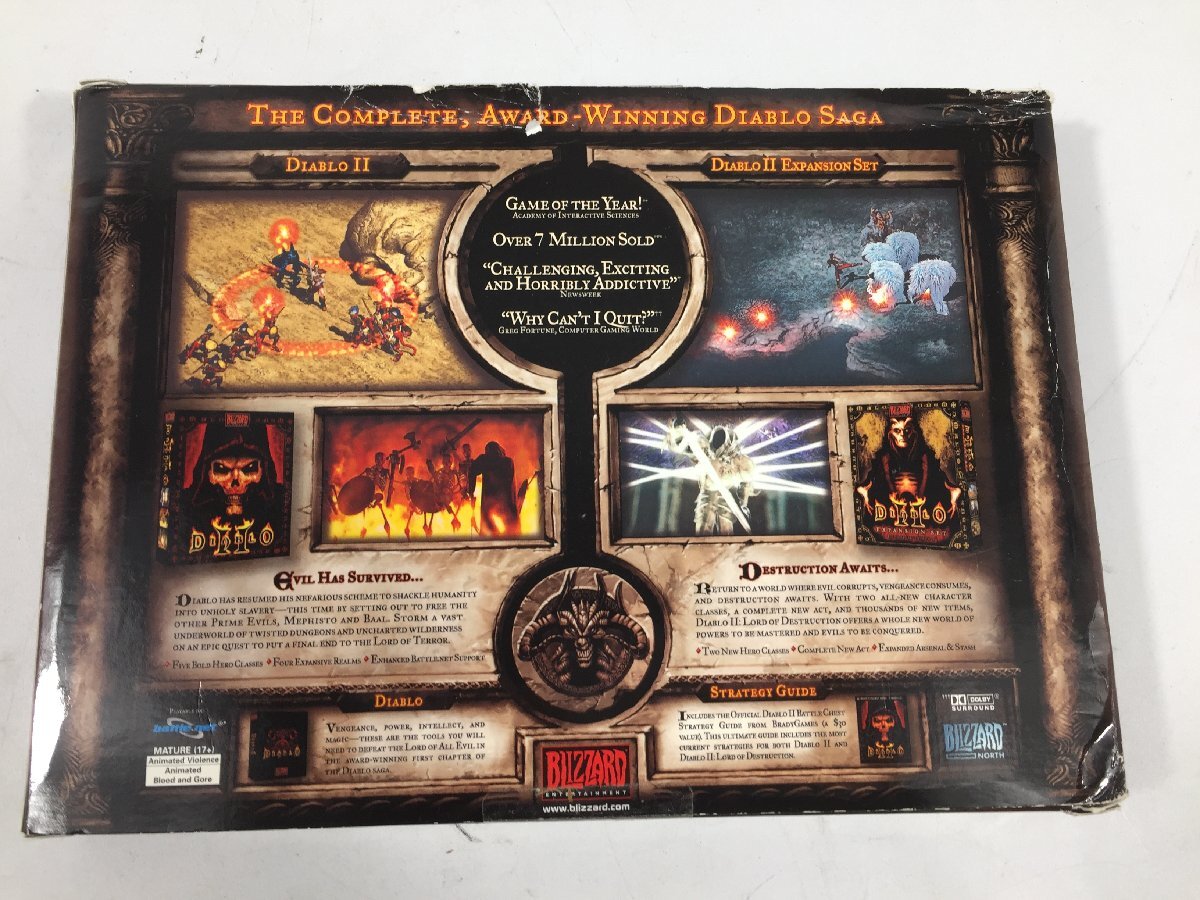 BLIZZARD  PCゲームソフト  DIABLOⅡ ディアプロⅡ  現状品  TJ4.010 /05の画像9