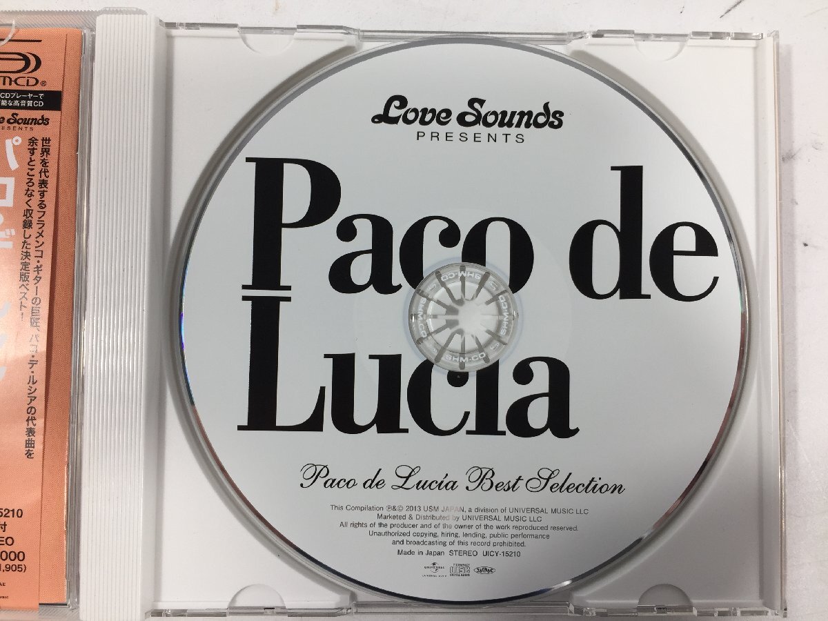 CD　　Paco de Lucia　　Love Sounds　　UICY-15210　　現状品　　BO4.032　/05_画像1