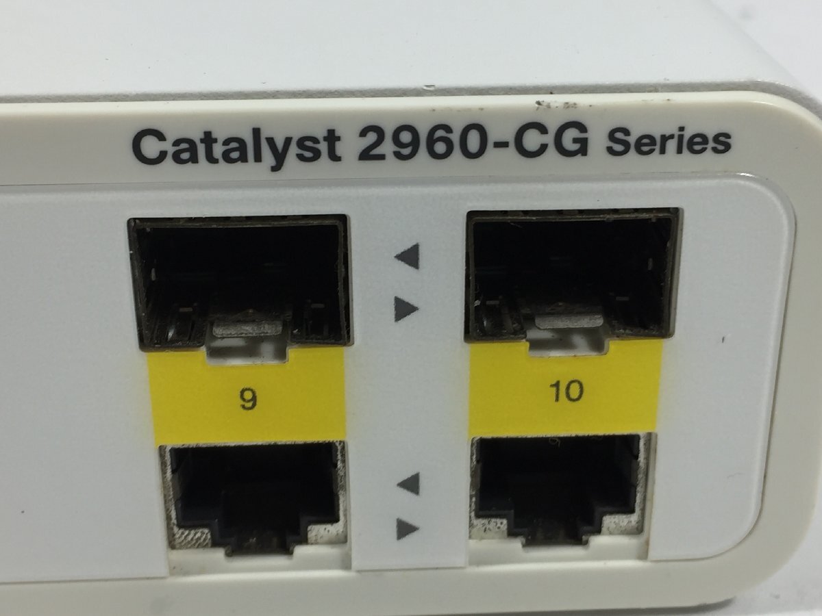 CISCO　ネットワークスイッチ　Catalyst2960-CG　WS-C2960CG-8TC-L VO1　現状品　CJ5.009　/06_画像2