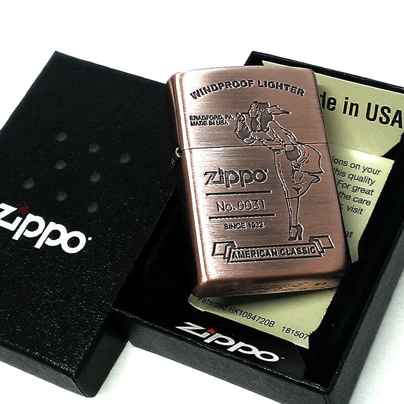 ZIPPO ウィンディー アメリカン クラシック ジッポ ライター 限定 シリアルナンバー 彫刻 銅古美 ロゴ American classic カッパー_画像5