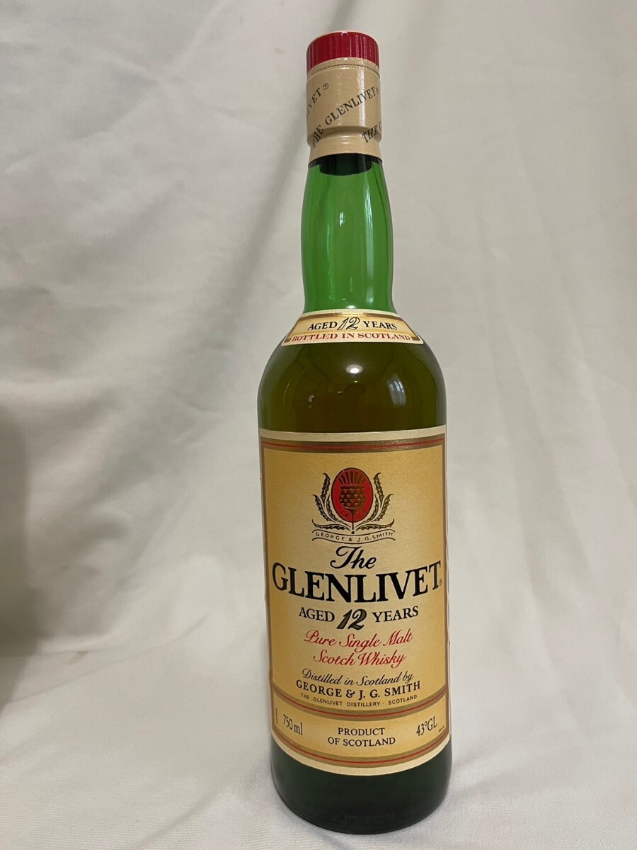 グレンリベット 12年　赤アザミ　750ml 未開栓　GLENLIVET ウイスキー シングルモルト_画像2