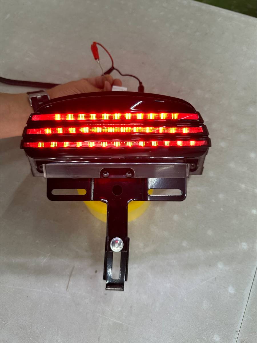 【即納】ハーレー ダイナ ファットボブ ソフテイル LED テールランプ ブレーキランプ fxst fxstb fxstc fxsts flstsb 2006の画像5