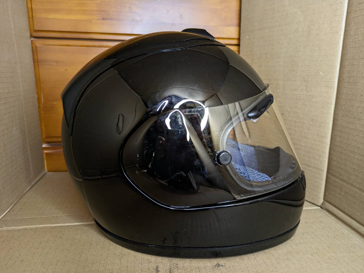 ◆Arai RX-7 RR2 フルフェイスヘルメット 黒 スーパーCLC アライ 57・58ｃｍ◆の画像2