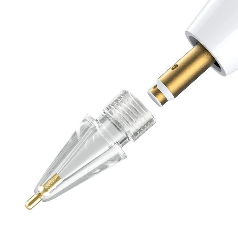 192　Apple Pencil ペン先 替芯 2個セット チップ アップルペンシル 一体型 キャップ 交換用 芯 チップ iPad Pro Mini 第一世代 第二世代_画像10