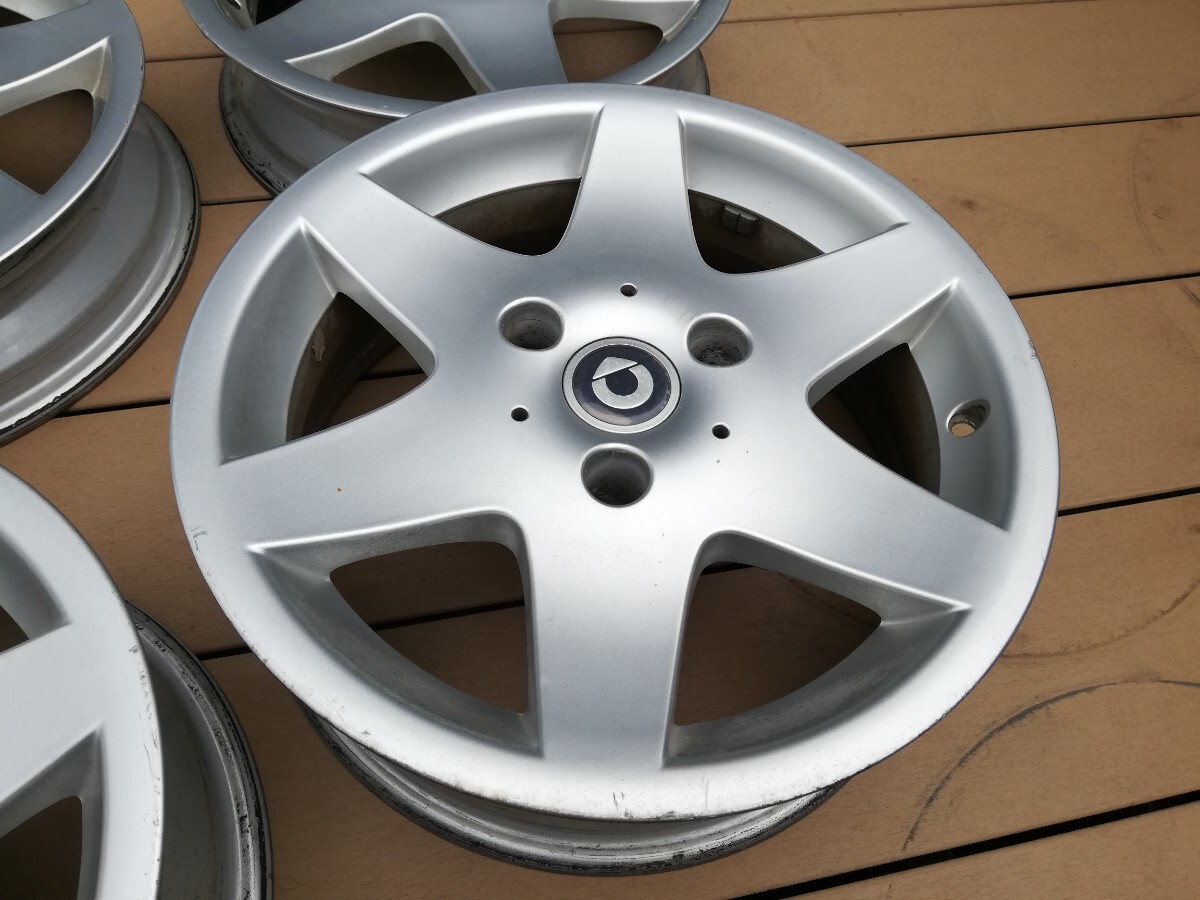 *MCC Smart MC01M original aluminium wheel 4 pcs set 15×5.5J 3H ET-1 15×4J 3H ET27*