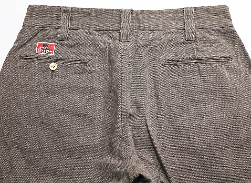 CAT'S PAW (キャッツポウ) HOPSACK WORK PANTS / ホップサック ワークパンツ CP40850 ブラウン w31 / 東洋エンタープライズ / 実名復刻_画像5