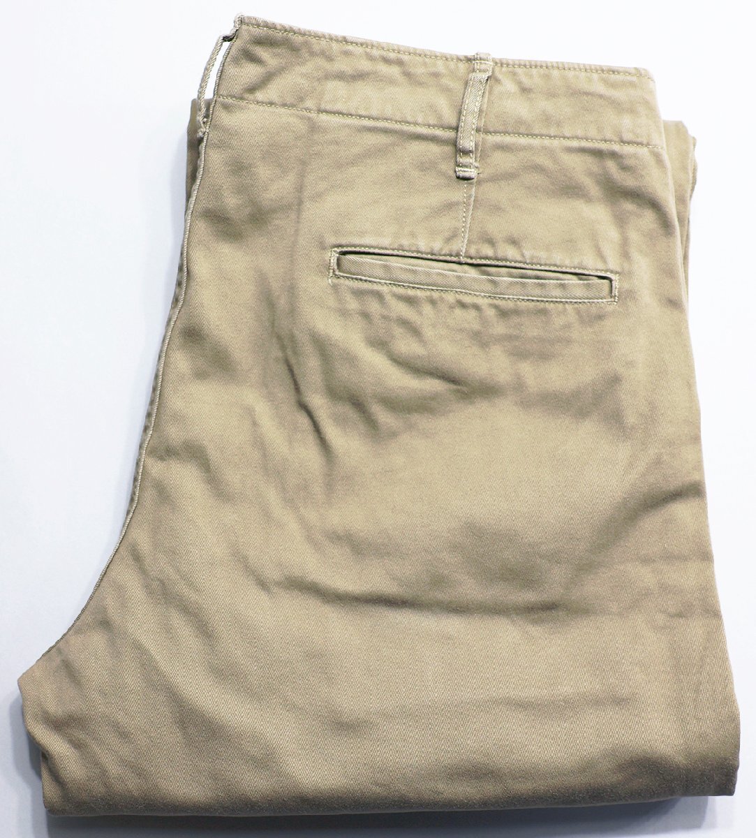 Two Moon (トゥームーン) Lot 536 CHINO TROUSERS - ZIPPER FLY / ウエポン チノトラウザー ジッパーフライ 美品 カーキ w34 / チノパンの画像1