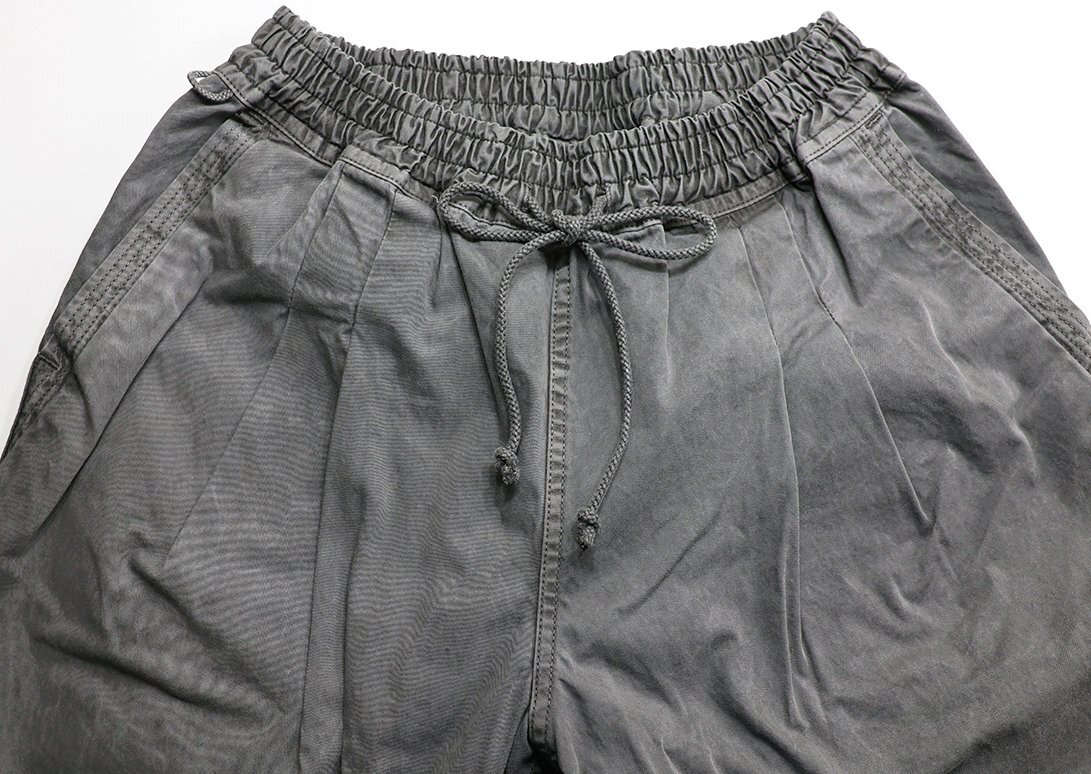 hobo (ホーボー) Cotton Twill Charcoal Dyed Easy Pants / コットンツイル イージーパンツ HB-P3302 未使用品 チャコール size M_画像4