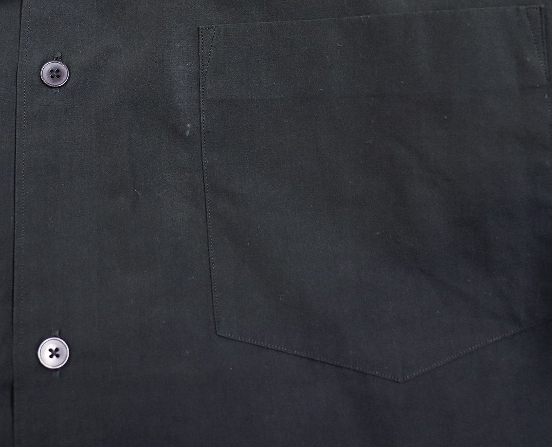 COMOLI (コモリ) 22SS COMOLI SHIRT / コモリシャツ V01-02001 ブラック size 1の画像8