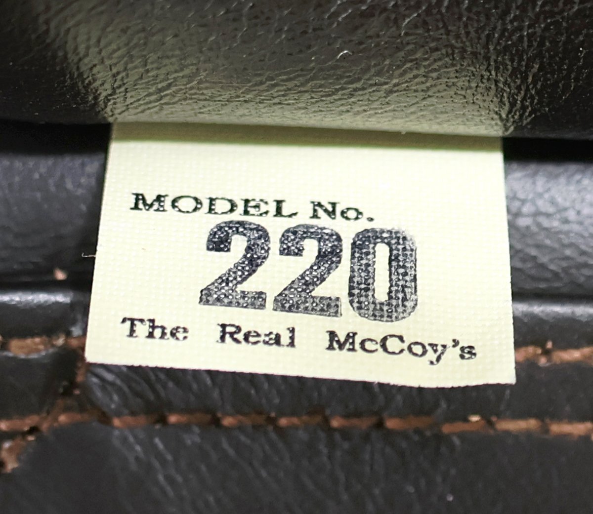 The REAL McCOYS (リアルマッコイズ) Type A-2 (MODEL 220) / REAL McCOY MFG. CO. フライトジャケット MJ22001 美品 SEAL BROWN size 40の画像8
