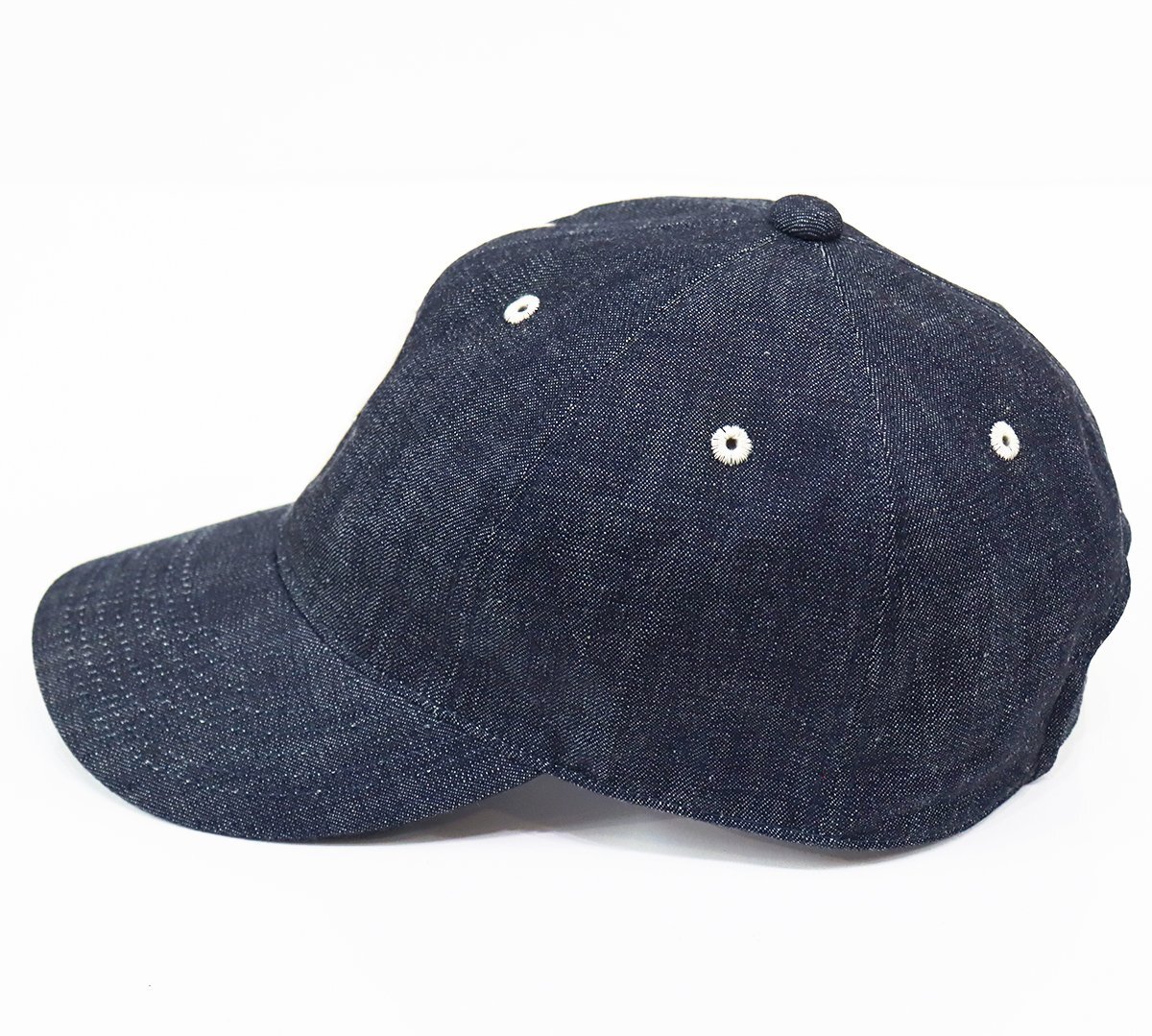 Fullcount (フルカウント) 6Panel Denim Baseball Cap “F” Patch / デニム ベースボールキャップ Lot 6843 美品 インディゴブルーの画像3