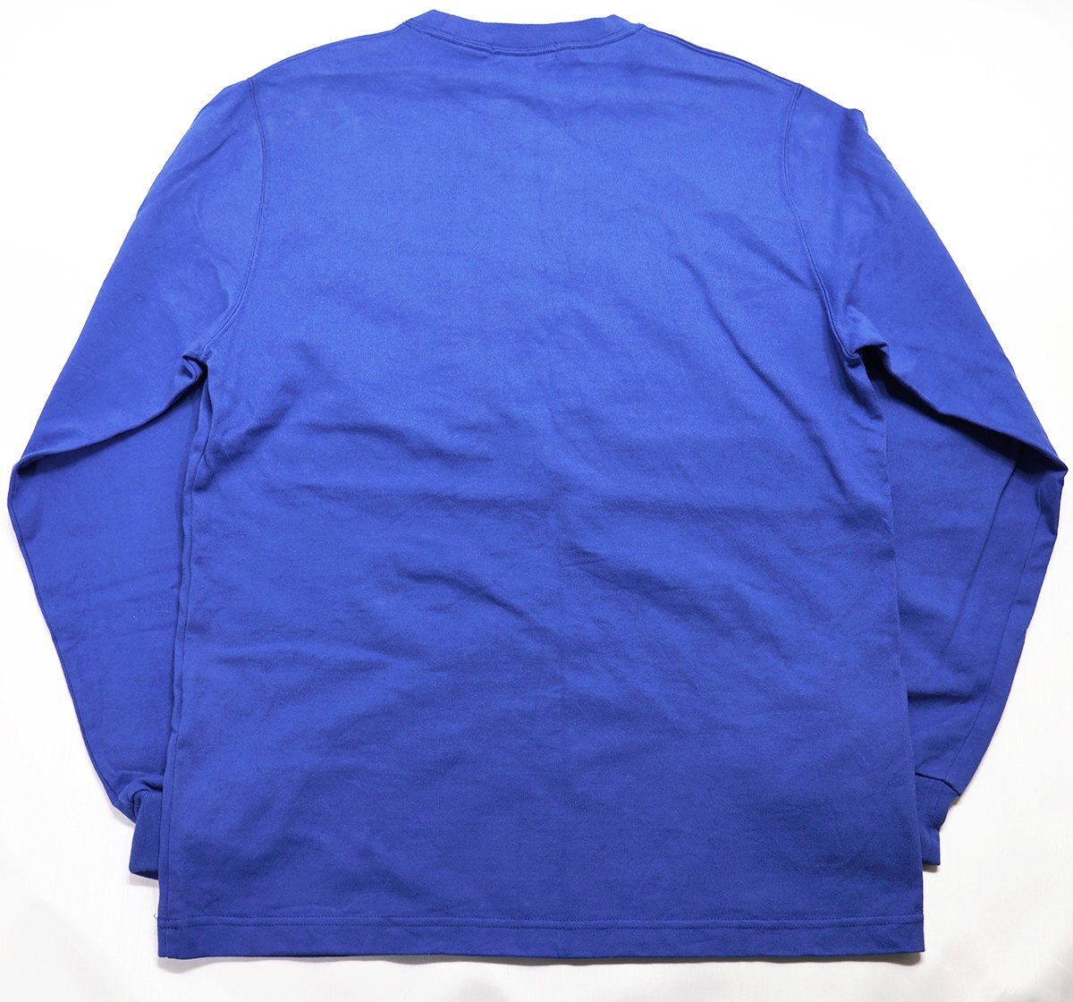 A DAY IN THE LIFE - UNITED ARROWS (ユナイテッドアローズ) Crew Neck L/S Tee / プレーン 長袖Tシャツ ブルー size L / ロンTの画像2