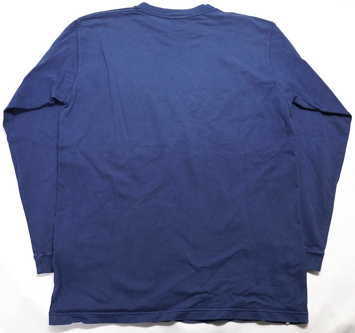 Pherrow's (フェローズ匠) CREW NECK L/S TEE / クルーネック 長袖Tシャツ “GONG FU” ネイビー size L / ロンT_画像2