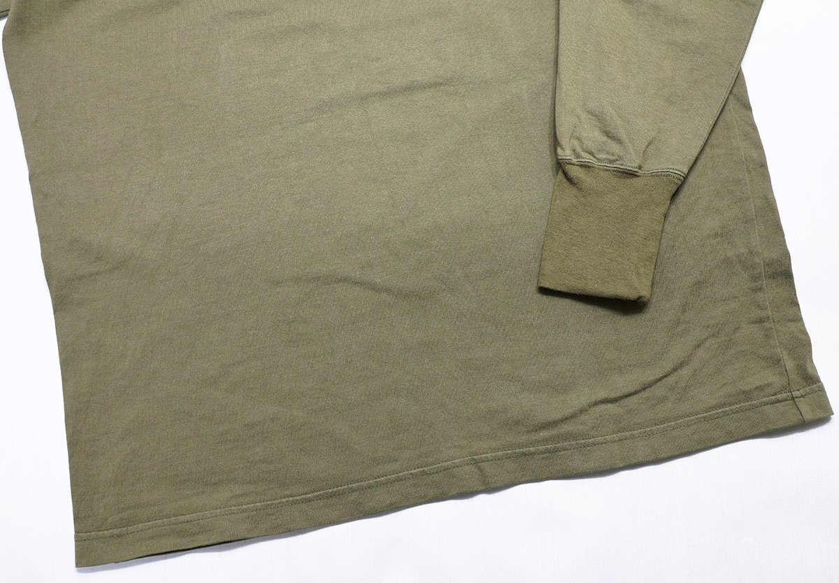 Freewheelers (フリーホイーラーズ) ULTIMA THULE TACTICAL セットイン長袖Tシャツ #2025011 OLIVE size L / ロンT / オリーブ_画像4