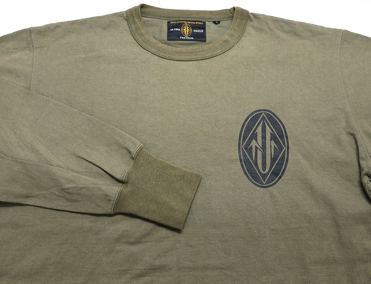 Freewheelers (フリーホイーラーズ) ULTIMA THULE TACTICAL セットイン長袖Tシャツ #2025011 OLIVE size L / ロンT / オリーブ_画像3