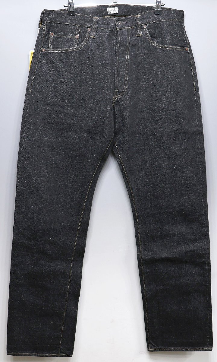 Freewheelers (フリーホイーラーズ) Lot 601B - “MOTOR PSYCLONE” 1960s BLACK JEANS / ブラックジーンズ #2222012 未使用品 w34の画像2