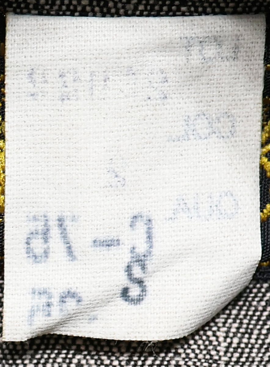 cushman (クッシュマン) Cotton Linen Herringbone Work Shirt / コットンリネンHB 半袖ワークシャツ Lot 25022 美品 チャコール size S_画像8