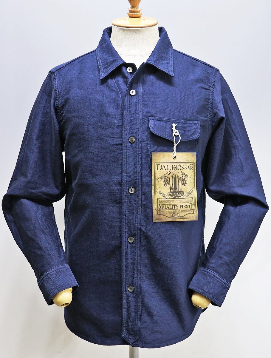 DALEE'S&Co (ダリーズアンドコー) Jelico...20s Jelico shirt / ジェルトクロス ワークシャツ 未使用品 size 16.5(L) / デラックスウエア_画像1