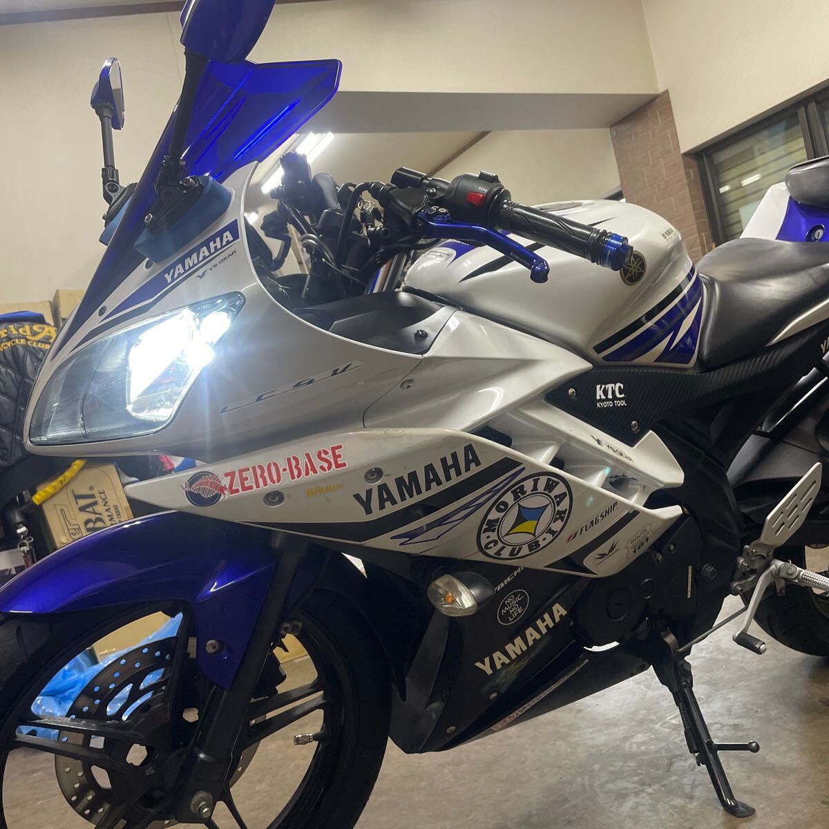 最終お値下げ★カスタム１８万円相当★人気車　YZF-R150　　　　　　　　　　　　　　　　　検索　R25 R15 R150 YZFR15 YZFR150_画像7