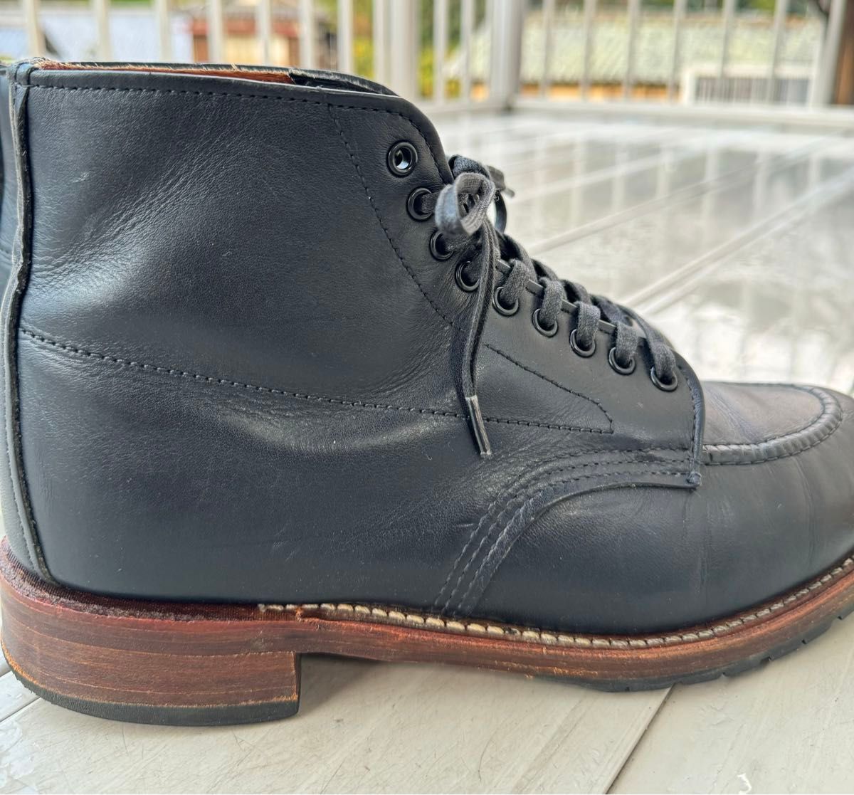 REDWING 9029 サイズ8ハーフ ベックマン エンボスモックトゥ レッドウィング