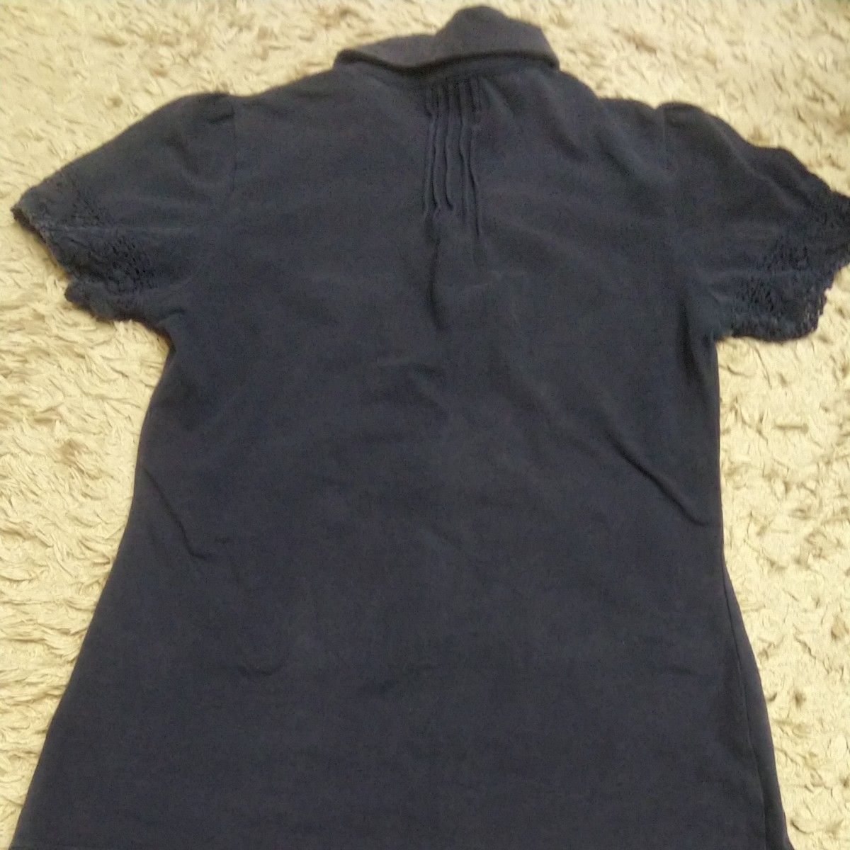 【最終値下げ】arnoldpalmerの ポロシャツ 半袖ネイビーレディース ネイビー