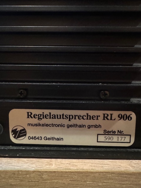 musikelectronic geithain RL906 ペア シリアル連番 ジャンク 230V 中古並行 +変圧器 ムジーク■の画像8